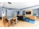 Relaxing lounge area featuring modern furniture, dining area, and stylish decor at 222 Glenwood Avenue # 218, Raleigh, NC 27603