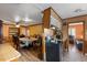 Eat-in kitchen has dark appliances, wood cabinets, and room to host a dinner at 2503 Mckinney St, Burlington, NC 27217