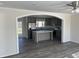 View of the kitchen featuring stainless steel appliances and center island at 321 Duke Memorial Road, Louisburg, NC 27549