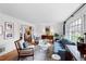 Elegant living room features large windows, hardwood floors, and a comfortable seating area at 4209 Converse Dr, Raleigh, NC 27609