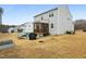 Spacious backyard with a patio, grill, and plenty of room for outdoor activities at 440 Pierce Landing Dr, Garner, NC 27529