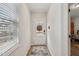 Bright entryway features a stylish front door and a charming welcome mat at 440 Pierce Landing Dr, Garner, NC 27529