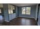 Dining area featuring built-in cabinets, neutral walls, and a window to let the light in at 4600 Strawbush Rd, Spring Hope, NC 27882