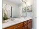 This is a large, well decorated bathroom at 509 Horseman Park Pl, Wendell, NC 27591