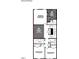 Second floor plan featuring bedrooms, bathrooms, laundry and a loft area at 6968 Doddridge Ln # 11, Cary, NC 27519