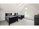 Bedroom with two beds, neutral walls and carpeting at 9700 Pentland Ct, Raleigh, NC 27614