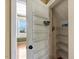 A white pantry door with shelves on the door and adjustable shelving inside at 105 Byron Ct, Oxford, NC 27565