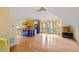 Bright and airy living room featuring an open layout and hardwood floors at 10729 Trego Trl, Raleigh, NC 27614