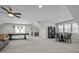 Finished basement with a pool table, lounge furniture and an entertainment area, perfect for recreation and relaxation at 110 Jacoby Way, Chapel Hill, NC 27516