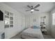 Bedroom with neutral décor and a ceiling fan at 110 Jacoby Way, Chapel Hill, NC 27516