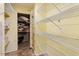 Organized pantry with metal shelving, providing ample storage space at 112 Celeste Cir, Chapel Hill, NC 27517