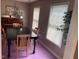 Traditional dining room with a piano, chandelier, and table with seating for six at 12 Patriot Cir, Durham, NC 27704