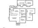 Detailed floor plan illustrating the home's layout and room dimensions at 2401 Englewood Ave, Durham, NC 27705