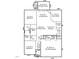 Detailed floorplan showcasing bedrooms, baths, living spaces, kitchen, garage, and outdoor patio/porch areas at 255 Thornwhistle Pl, Garner, NC 27529