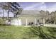 Back of garage shows a covered area, side door, and ample backyard space at 45 Wimberly Ave, Rocky Mount, NC 27804