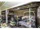Cluttered shed filled with equipment, tools, and storage items at 45 Wimberly Ave, Rocky Mount, NC 27804