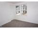 Bedroom with carpet, white walls, a window with view and a door at 464 Longfellow St, Fuquay Varina, NC 27526