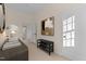 Inviting entryway with neutral tones, stylish decor, and functional storage, creating a welcoming first impression at 612 Lakeview Dr, Raleigh, NC 27603