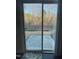 View of backyard showing mature trees and a concrete patio at 621 Rockcastle Dr, Cary, NC 27519