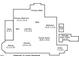 Detailed floor plan with dimensions, showcasing the layout of the living spaces at 714 Waterford Lake Dr, Cary, NC 27519