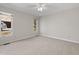 Bedroom with natural light, carpeted floors, and neutral paint at 8116 Windsor Ridge Dr, Raleigh, NC 27615