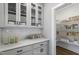 Well-organized pantry with shelving and storage for kitchen essentials at 8729 Maxine St # 38, Willow Springs, NC 27592