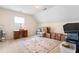 Spacious carpeted attic with natural light and extra storage space at 918 Circle Dr, Angier, NC 27501
