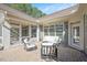 Back patio with outdoor seating and an outdoor grill at 1013 Restoration Dr, Durham, NC 27703