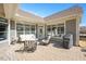 Charming outdoor patio area, with brick pavers, seating and grill; perfect for entertaining at 1013 Restoration Dr, Durham, NC 27703