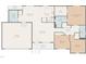 Detailed floor plan showcasing the layout of a home with kitchen, bedrooms, and living spaces at 105 Oak Ridge Rd, Franklinton, NC 27525