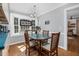 Cozy breakfast nook features a bay window, and seating for four at 1308 Drivers Cir, Rocky Mount, NC 27804