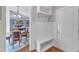View of a charming entry and dinning room with a fireplace, creating a welcoming home at 1416 Endgame Ct, Wake Forest, NC 27587