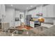 Well-equipped kitchen with modern appliances and ample counter space at 1416 Endgame Ct, Wake Forest, NC 27587