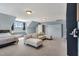Large bonus room featuring a comfortable seating area, carpeting and a sleeping area at 2015 Stanchion St, Haw River, NC 27258