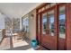 Charming front porch with cozy seating, an elegant entrance, and an inviting atmosphere at 2015 Stanchion St, Haw River, NC 27258