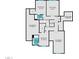 Upstairs floor plan showing bedrooms, bathrooms, and unfinished storage space at 2046 Fellini Dr, Apex, NC 27502