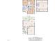Complete floor plans of the first, second and third floors for the property at 205 Virginia Water Dr, Rolesville, NC 27571