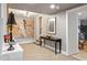 Finished basement with art and large table at 2140 N Lakeshore Dr, Chapel Hill, NC 27514