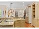 Kitchen with an open concept to the dining and living room areas at 2140 N Lakeshore Dr, Chapel Hill, NC 27514