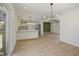 Open living area with great light, modern lighting fixtures, and an open floorplan at 2312 Valley Rd, Sanford, NC 27330