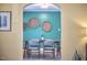 Cozy dining room with a modern table and chairs, flowing into the kitchen at 2313 Prince St, Durham, NC 27707