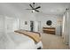 Bright main bedroom with a walk in closet, neutral decor and carpet at 234 Macallan Dr, Burlington, NC 27215