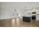 Spacious living room with an island bar and stainless steel appliances at 239 Surles Rd, Benson, NC 27504