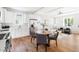 Bright and airy living space with an open layout to the kitchen, perfect for modern living and entertaining guests at 2816 Cascadilla St, Durham, NC 27704