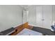 Hardwood floor exercise room with double doors to an unknown room at 3204 Cobblestone Ct, Raleigh, NC 27607