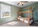 Bedroom with carpet and unique bed frame at 38 Winter Red Way, Benson, NC 27504