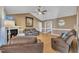 Cozy living room with fireplace and vaulted ceiling, furnished with comfortable couches and modern decor at 484 Galaxy Dr, Garner, NC 27529