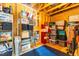 Bright attic storage space with wood framing and shelving at 50 Lockamy Ln, Youngsville, NC 27596