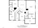 Detailed floor plan showcasing the layout with dimensions for bedrooms, bathrooms, and living spaces at 50 Lockamy Ln, Youngsville, NC 27596