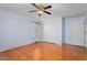 Comfortable bedroom with hardwood flooring and ample closet space at 501 Orange High School Rd, Hillsborough, NC 27278
